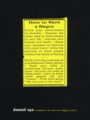 cover image of How to Rent a Negro